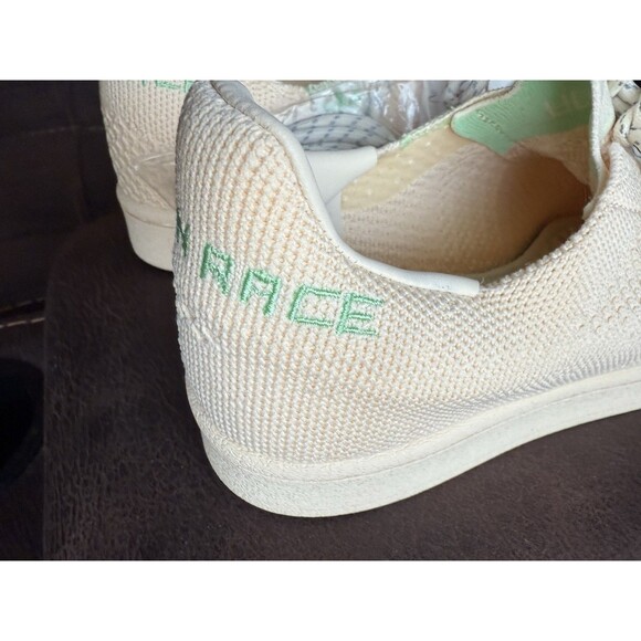 Adidas X S42931 Mens Pharrell Superstar Human Race Primeknit Beige Shoes 5 RARE - Picture 4 of 15